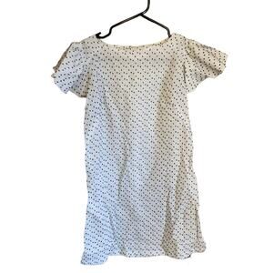 Olivia Joffrey Capitola Tunic New With Tags XS $245 White Swiss Dot Black